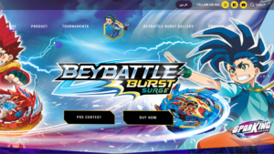 BeyBattle Burst Surge Website Development